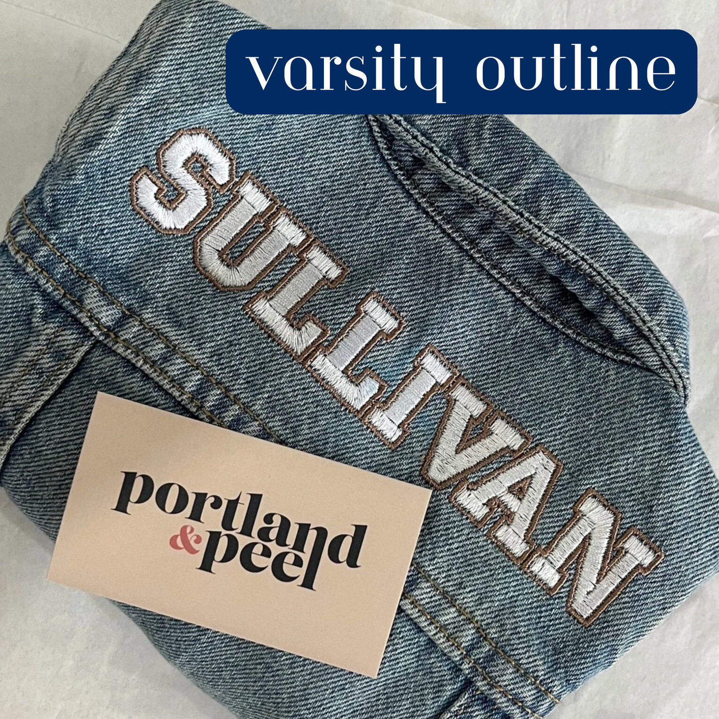 Custom Embroidered Womens Denim Jacket