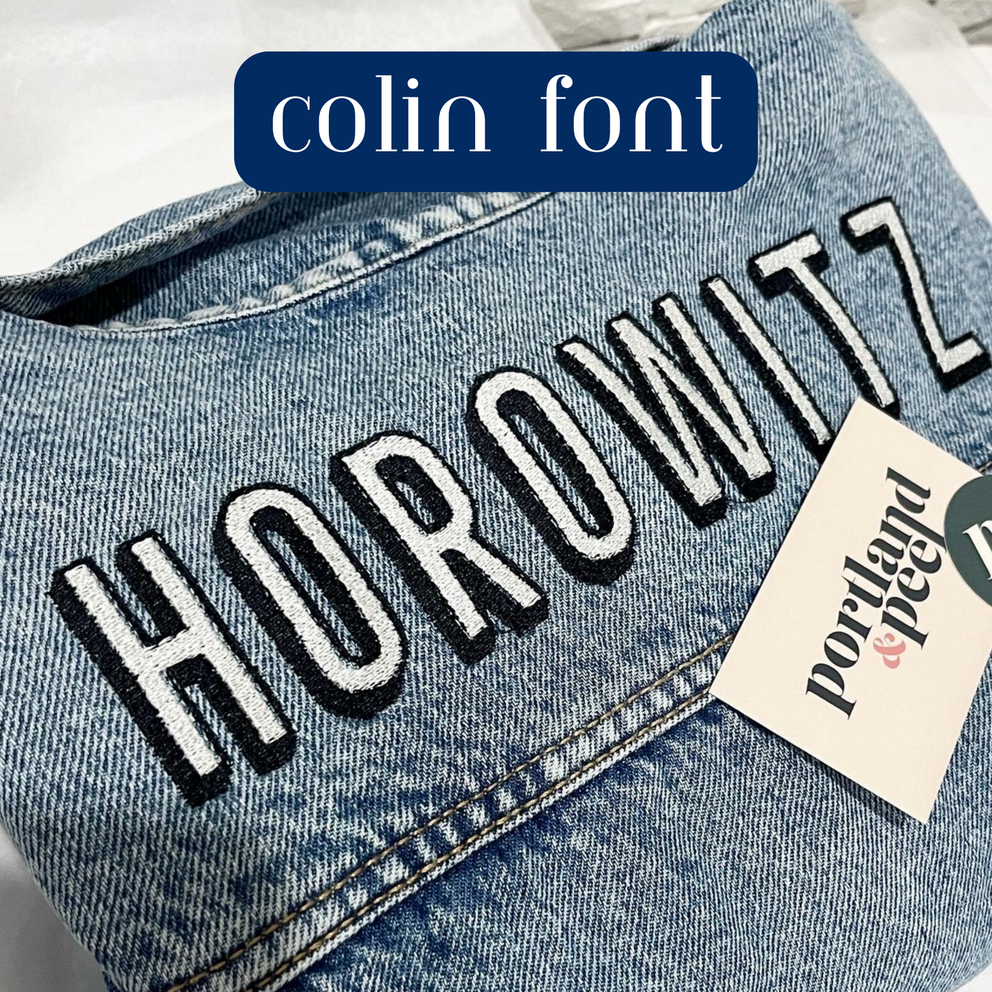 Custom Embroidered Womens Denim Jacket
