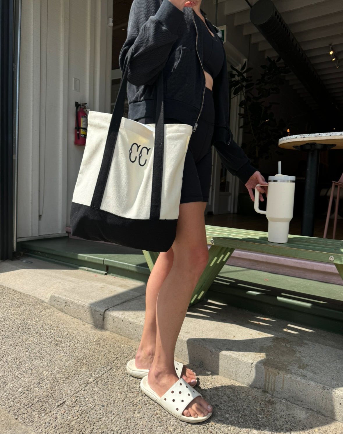 Custom Embroidered Canvas Boat Tote
