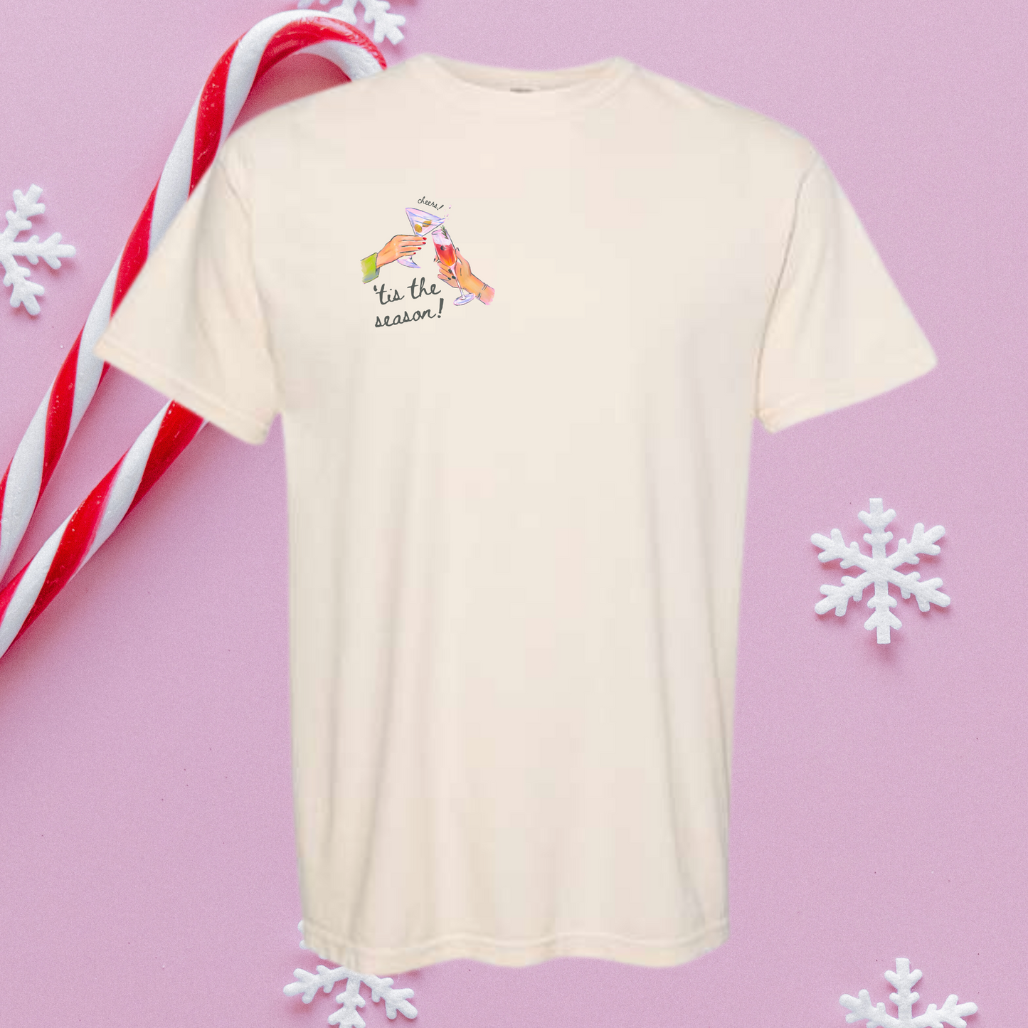 Festive Holiday Cocktail T-Shirts
