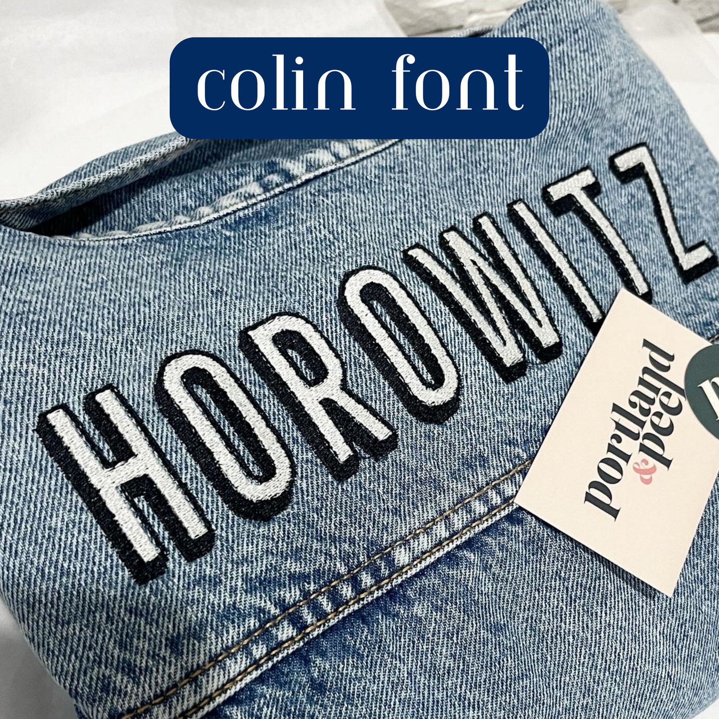 Custom Embroidered Kids Denim Jacket